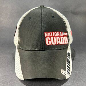 National Guard Strap Back Hat Cap Black Indy Racing Hildebrand Baseball Mens
